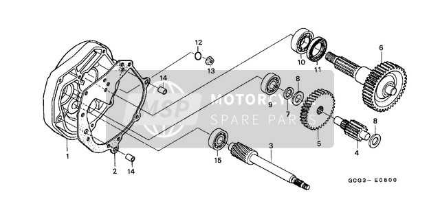 Honda SGX50S 2000 Transmission for a 2000 Honda SGX50S